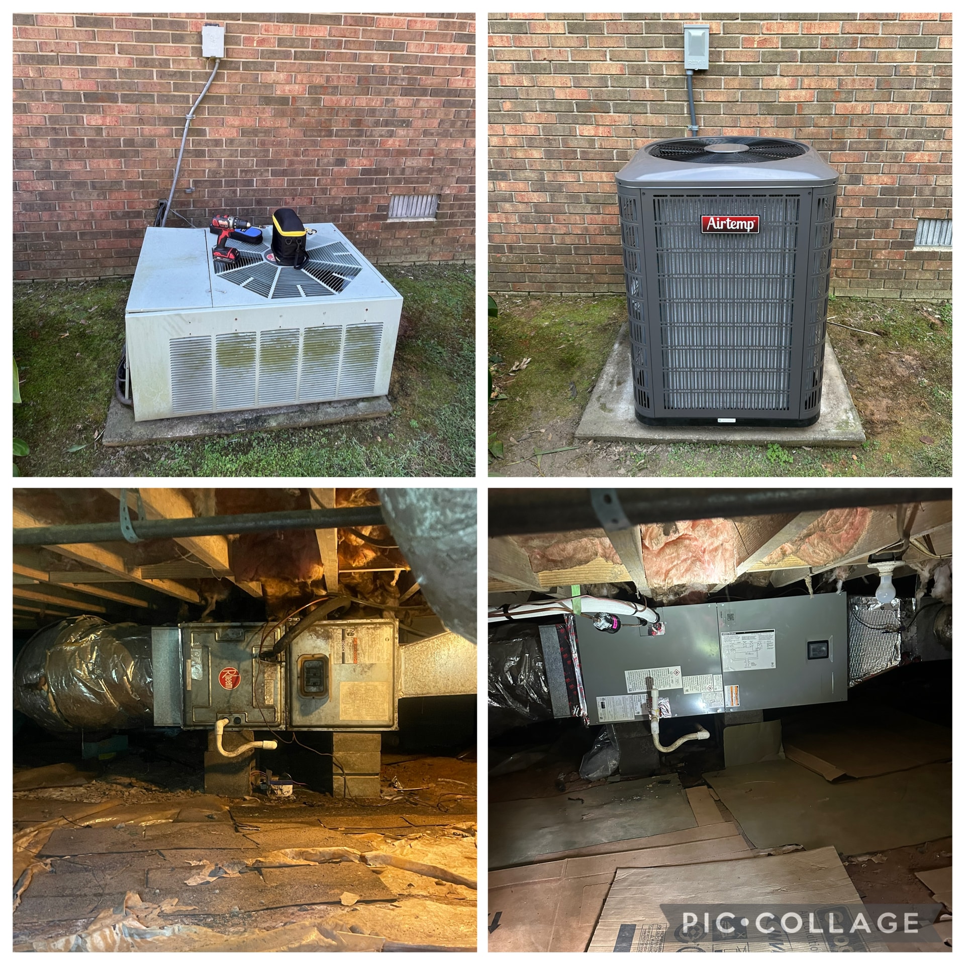 HVAC system installation comparison